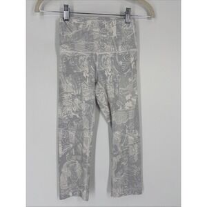 Lululemon Eternal Wave White Wunder Under Crop Hi Rise Leggings - Size 2
